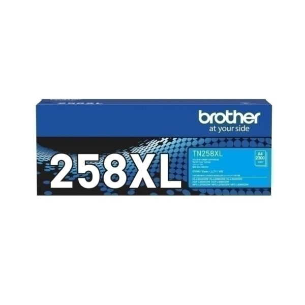 Brother TN-258XL Cyan Genuine Toner 2.3k pages