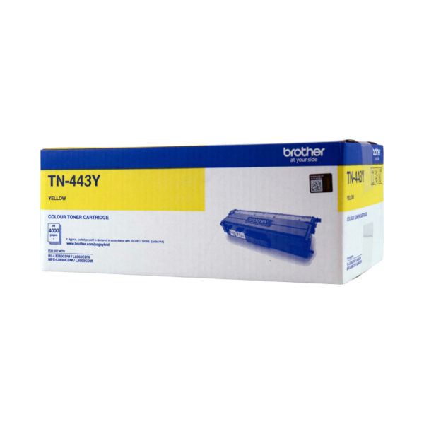 Brother TN-443 Yellow Genuine Toner 4k pages