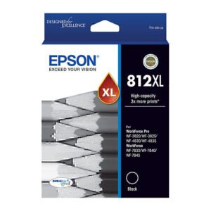 Epson 812XL Black Genuine Ink Cartridge