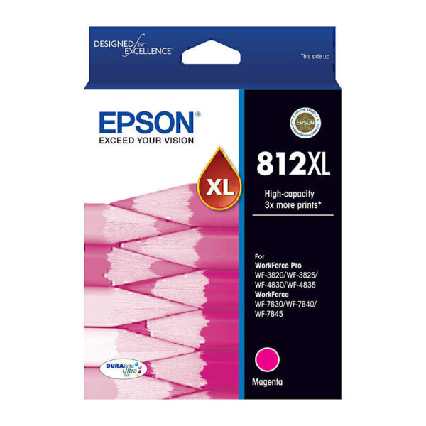 Epson 812XL Magenta Genuine Ink Cartridge