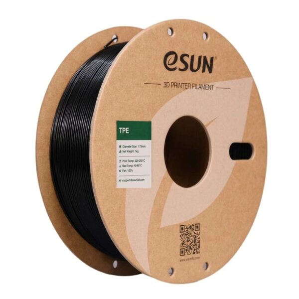 eSUN Elastic Flexible TPE Black Filament