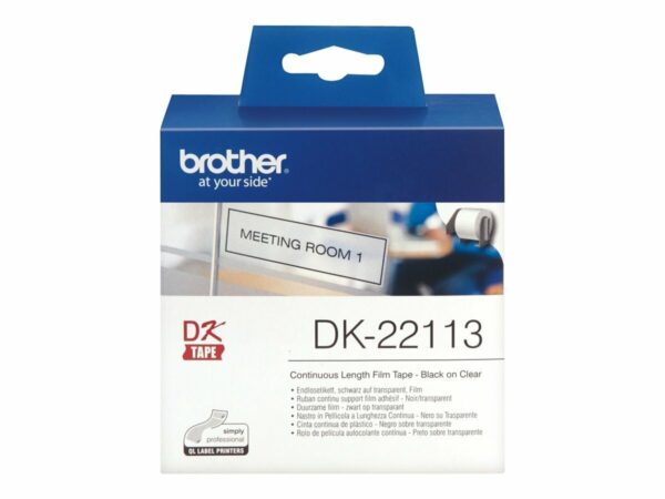 Brother DK22113 Clear Roll Labels