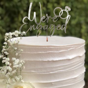 Engagement Cake Topper