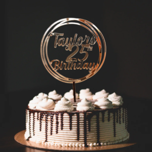 Personalised Birthday Cake Topper