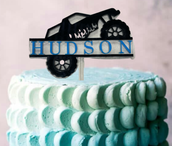 Monster Truck Cake Topper