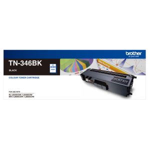 Brother TN-346BK Black Genuine Toner 4k pages